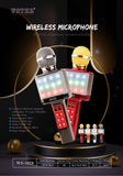 WSTER WS1828 MIC SPEAKER WITH LED BLUETOOTH WSTER WS1828 MIC SPEAKER WITH LED BLUETOOTH
