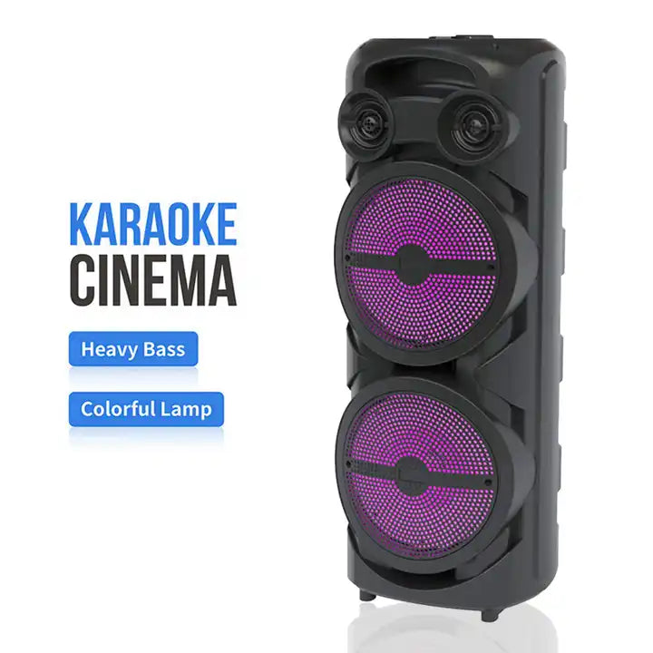 SING-E ZQS8202S DOUBLE 8'' SPEAKER WITH WIRED MIC BLUETOOTH SING-E ZQS8202S DOUBLE 8'' SPEAKER WITH WIRED MIC BLUETOOTH