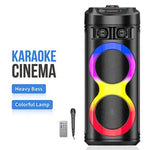 SING-E ZQS6220 DOUBLE 6.5'' SPEAKER WIRED MIC N LED BLUETOOTH SING-E ZQS6220 DOUBLE 6.5'' SPEAKER WIRED MIC N LED BLUETOOTH