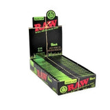 RAW BLACK ORGANIC HEMP ROLLING PAPERS 1 1/4 SIZE | 24PK RAW BLACK ORGANIC HEMP ROLLING PAPERS 1 1/4 SIZE | 24PK