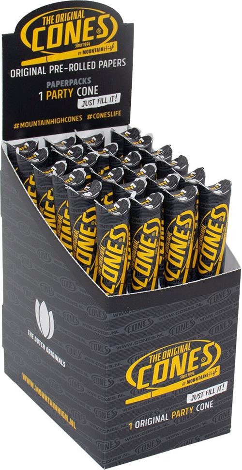 THE ORIGINAL CONES BLEACHED PARTY CONES | 24 PACK