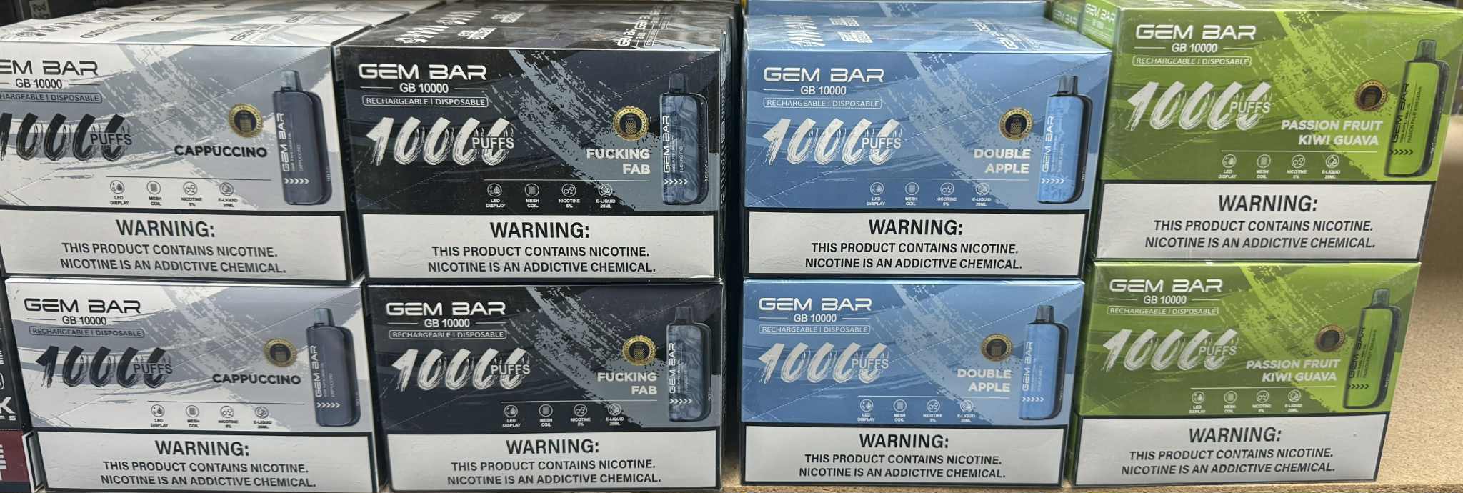 GEM BAR GB10000 PUFFS | CLOSE OUT VAPE |  5 CT