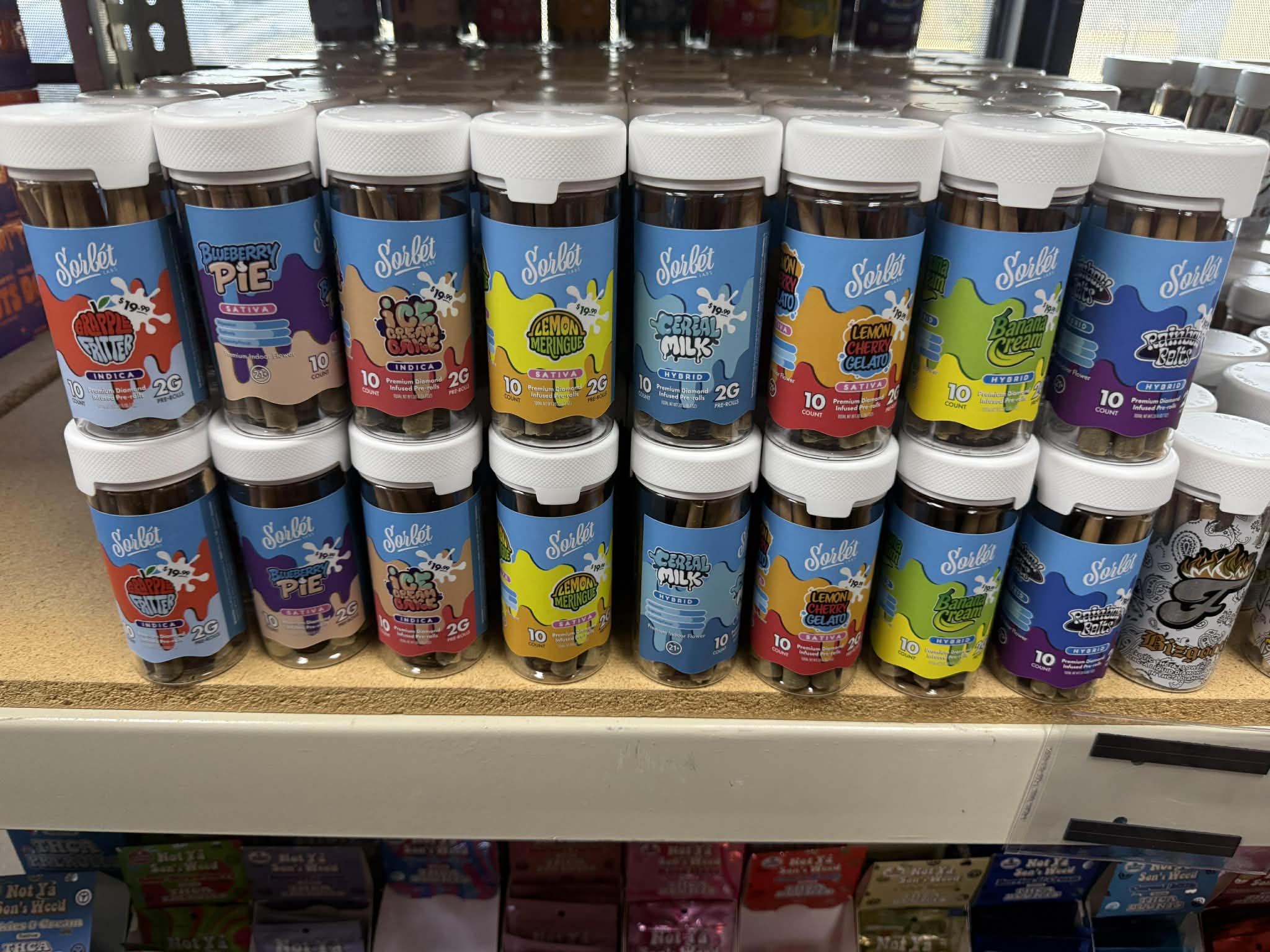 SORBET LABS THC-A PRE PRICE 19.99 PRE-ROLL  | 10 CT