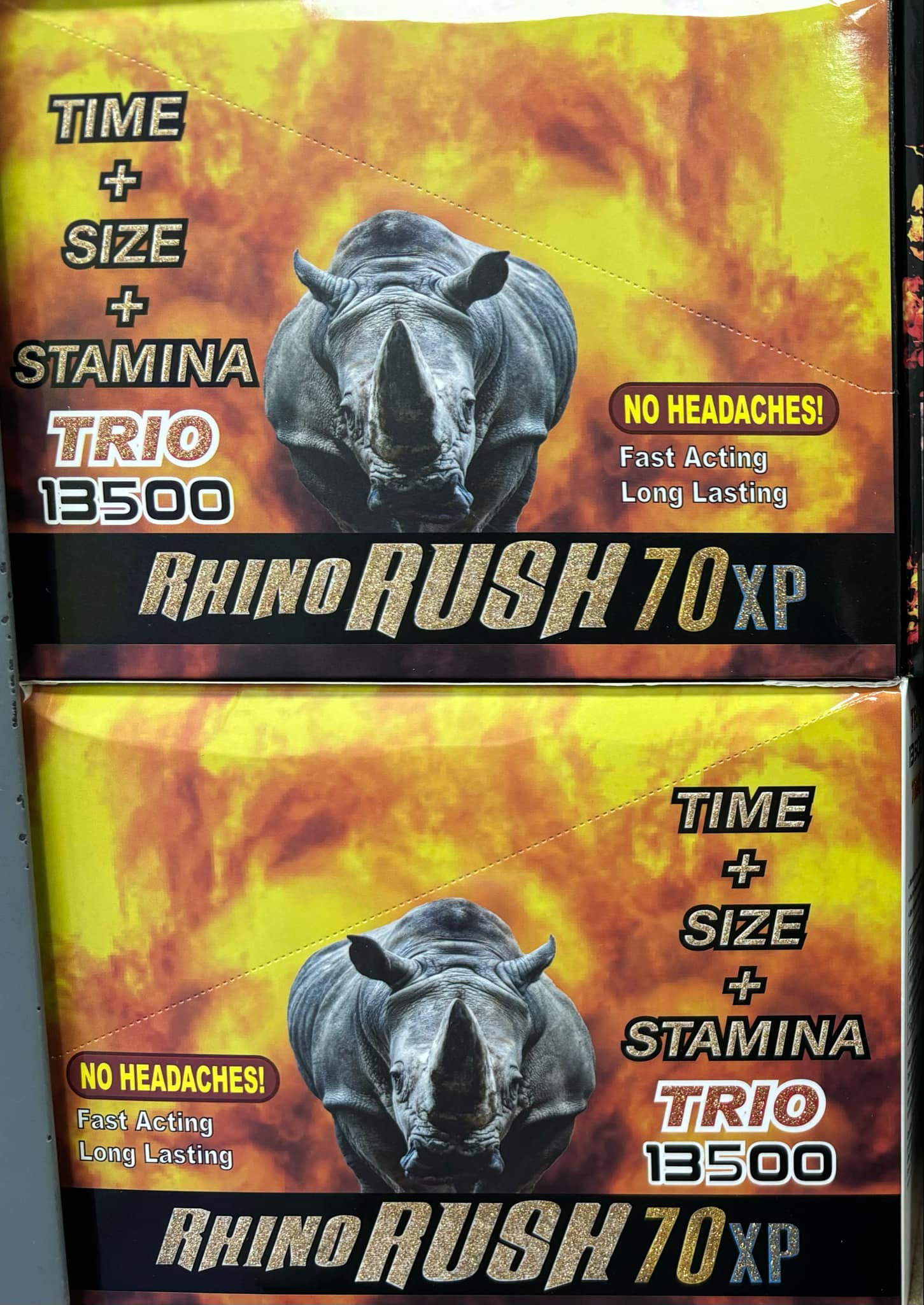 RHINO RUSH 70XP | MALE ENHANCEMENT | 15PK