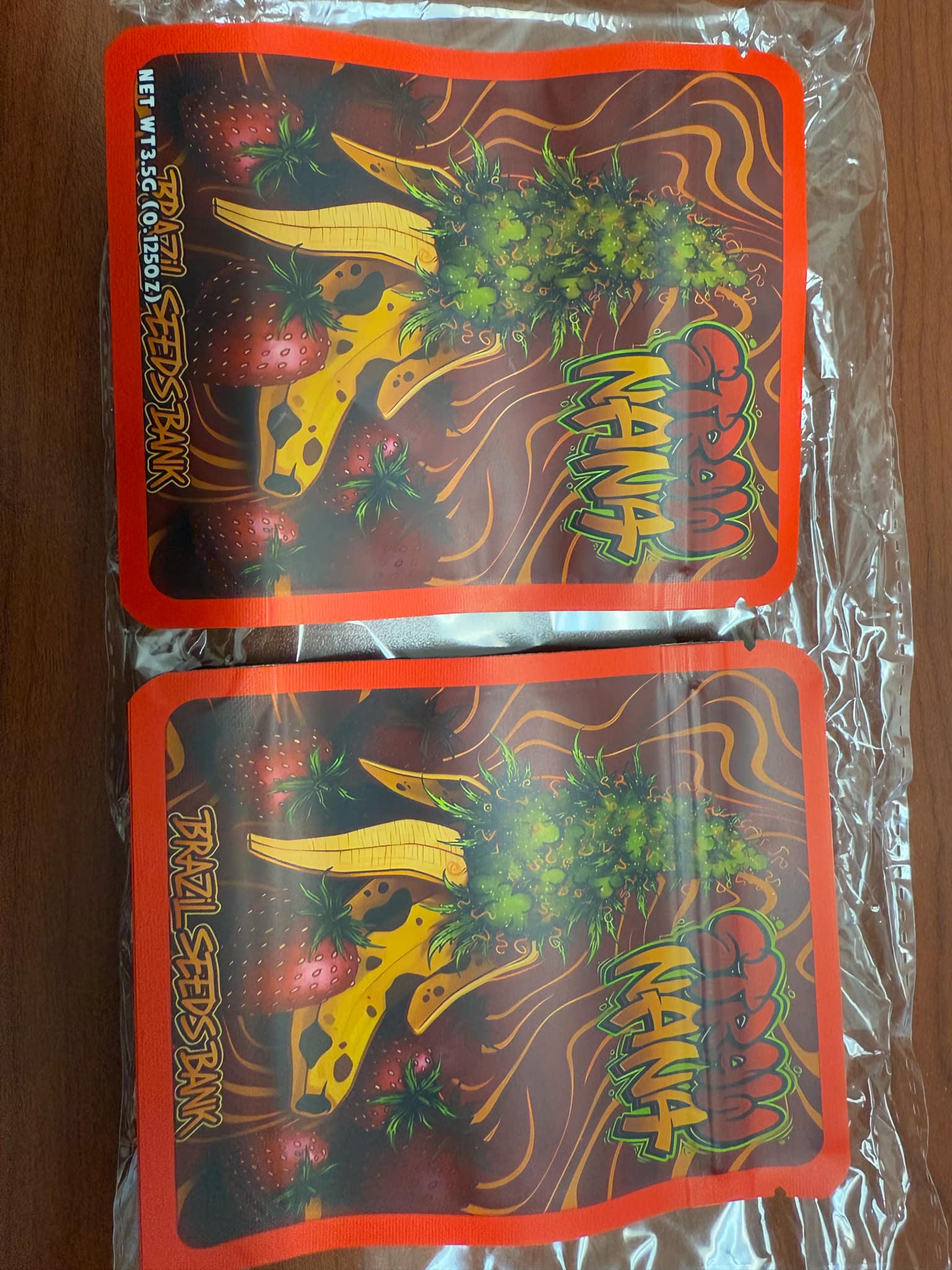 MYLAR BAG 3.5G DESIGN BAGGIES | 50 CT