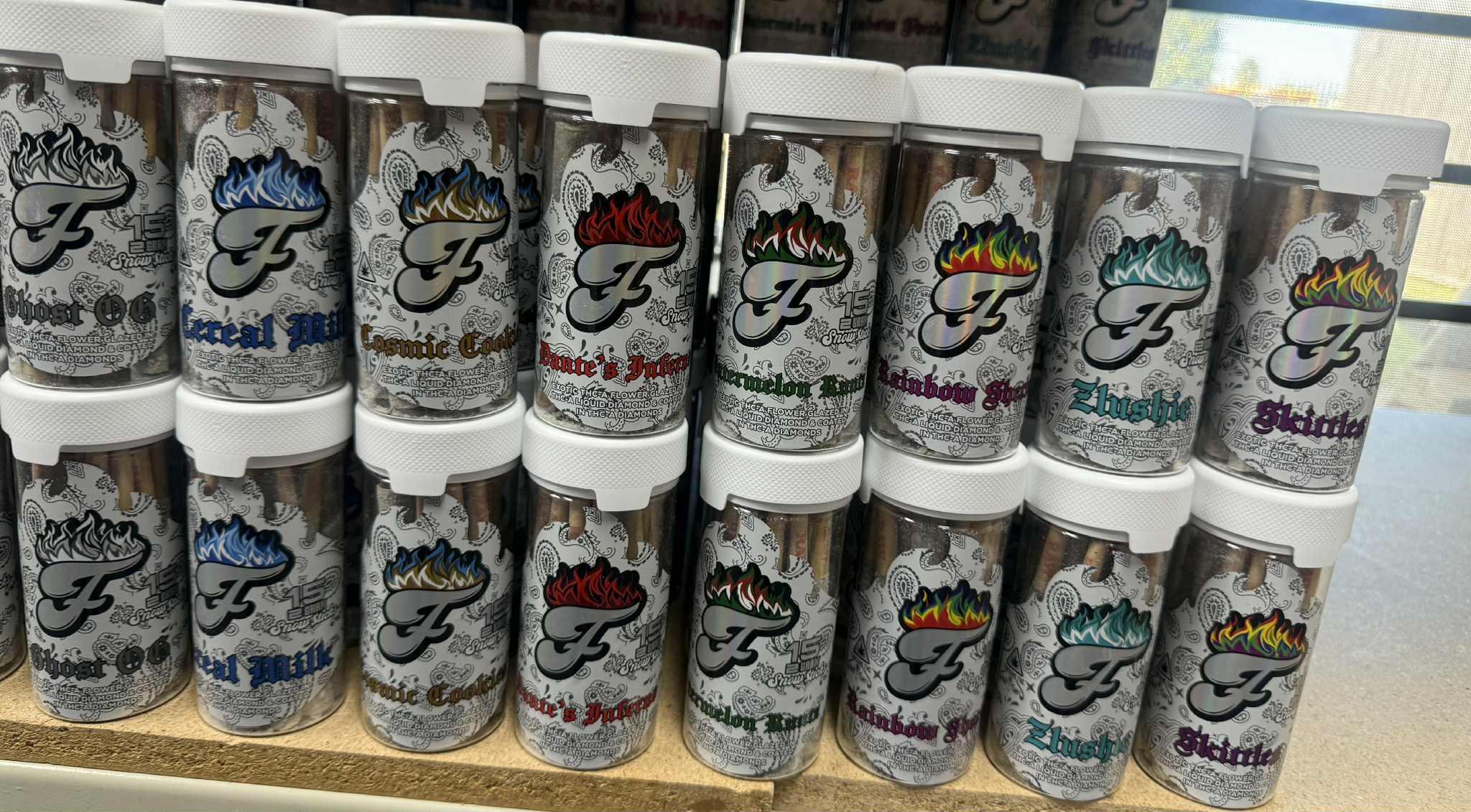 FUEGO SNOW STIX DIAMOND DUSTED PRE-ROLLS | 15 CT