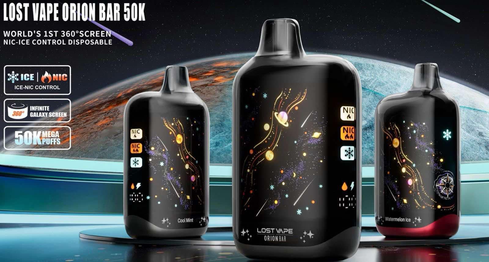 LOST VAPE ORION BAR MEGA 50,000 PUFFS DISPOSABLE VAPE | 5 CT