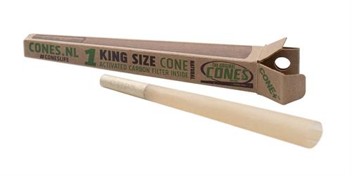 CONE+ORIGINAL NATURAL KING SIZE CARBON FILTER CONE | 48PK