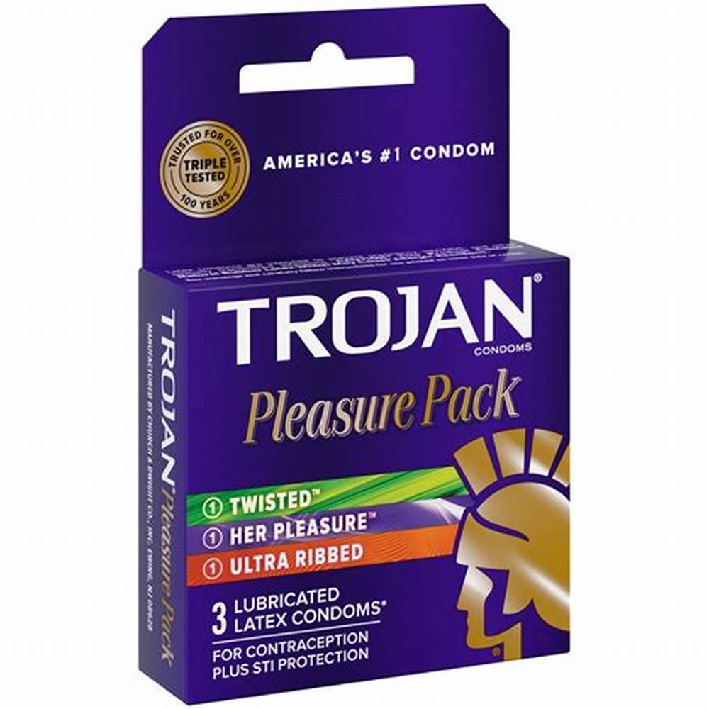 Trojan pleasure pack purple