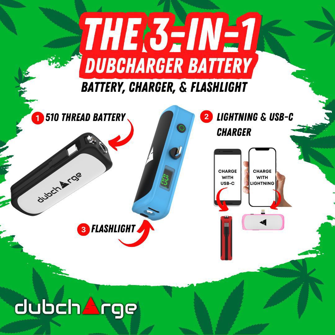 THE 3-IN-1 DUBCHARGER BATTERY