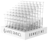 WHITE RHINO 19/19 GLASS DOWNSTEMS | 49CT