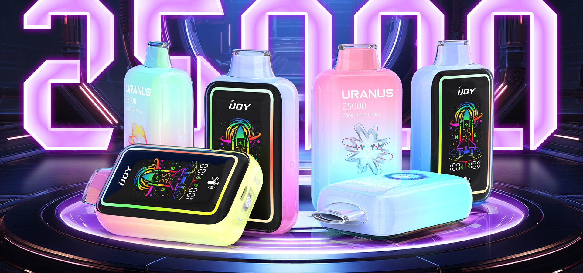 IJOY URANUS 25000 PUFFS DISPOSABLE VAPE 5PACK