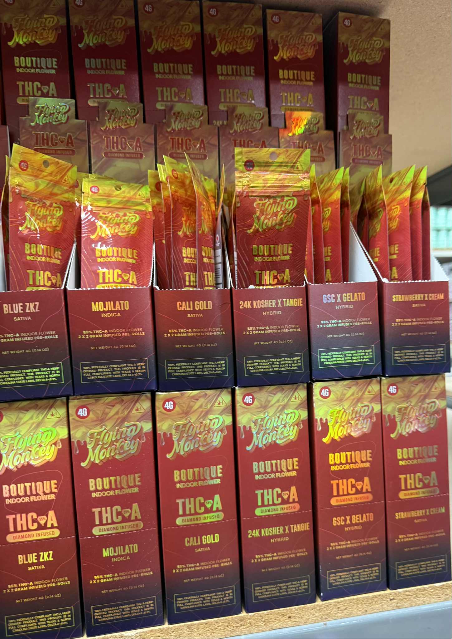 FLYING MONKEY THC-A BOUTIQUE PRE-ROLLS | 2 CT