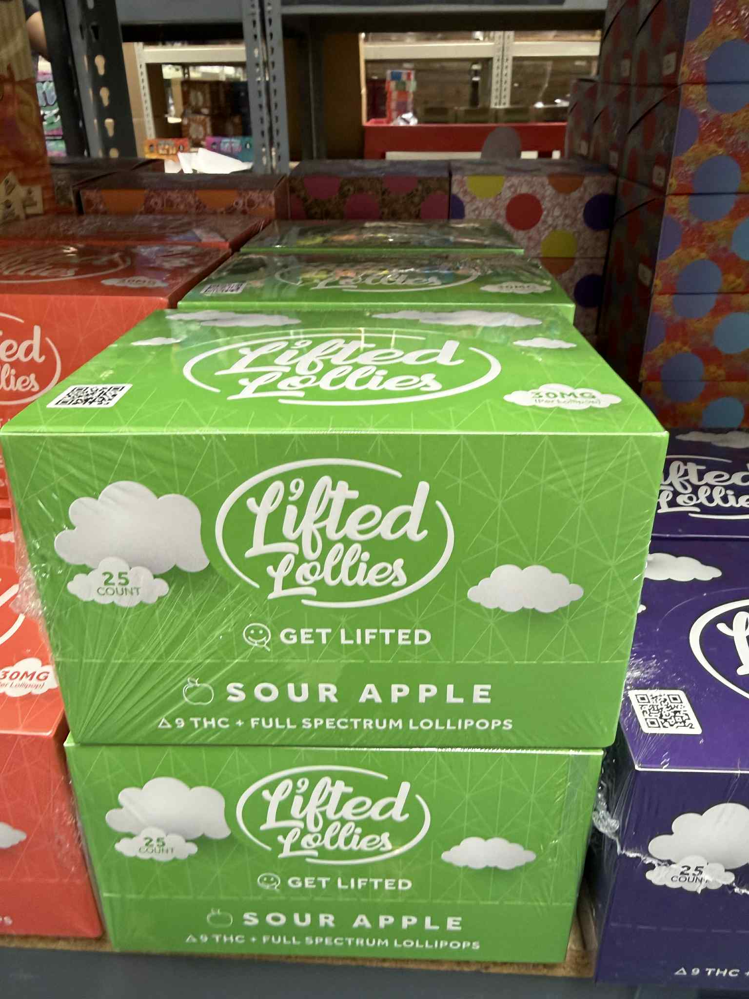 +DG LIFTED LOLLIES 30MG | D9 | 25CT