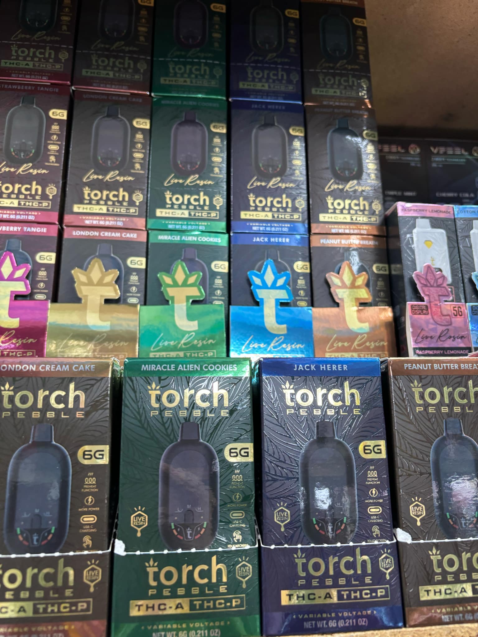 TORCH PEBBLE 6GRAM DISPOSABLE VAPE