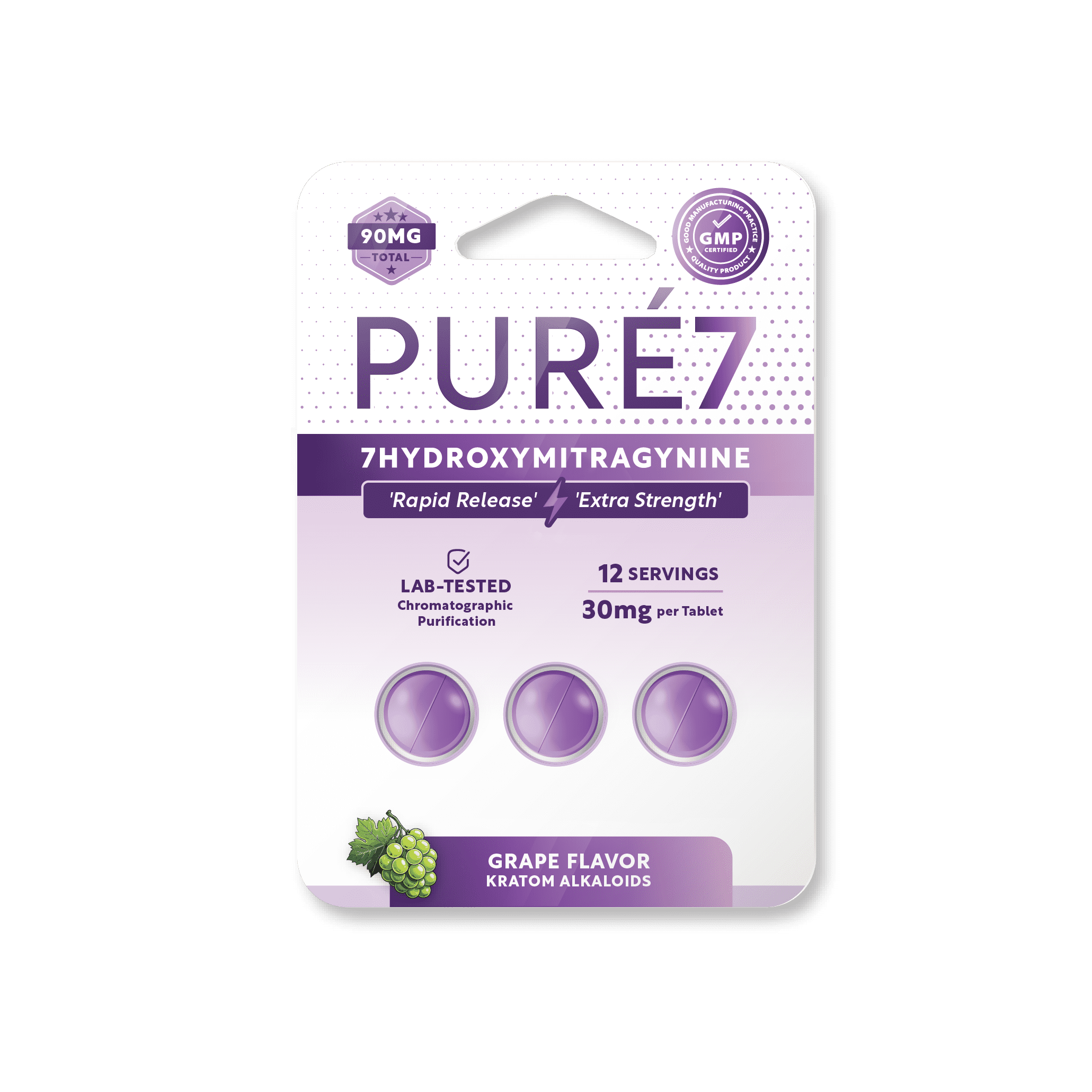 PURE 7 HYDROXYMITRAGYNINE TABLETS