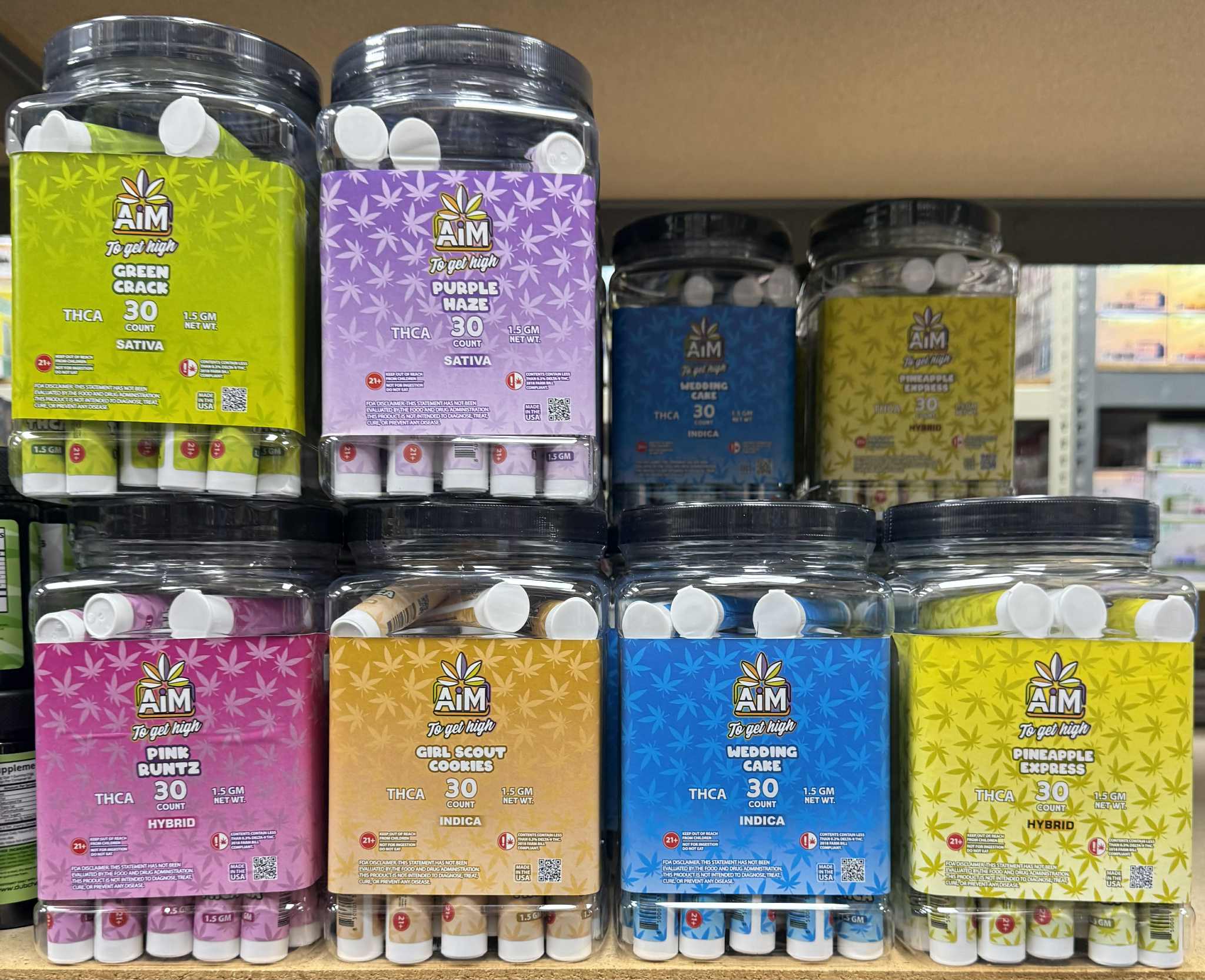 AIM TO GET HIGH PRE-ROLL JAR | 30 CT