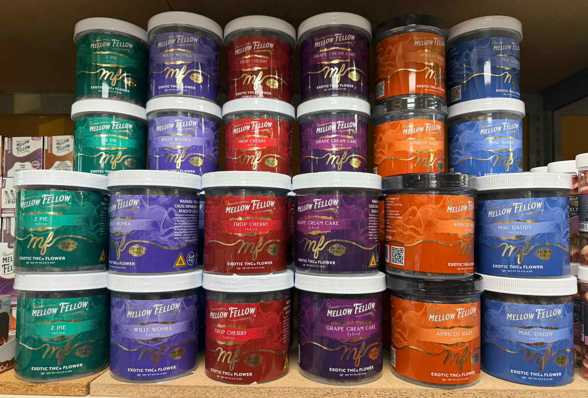 MELLOW FELLOW EXOTIC THC-A FLOWER QP - 4 Oz