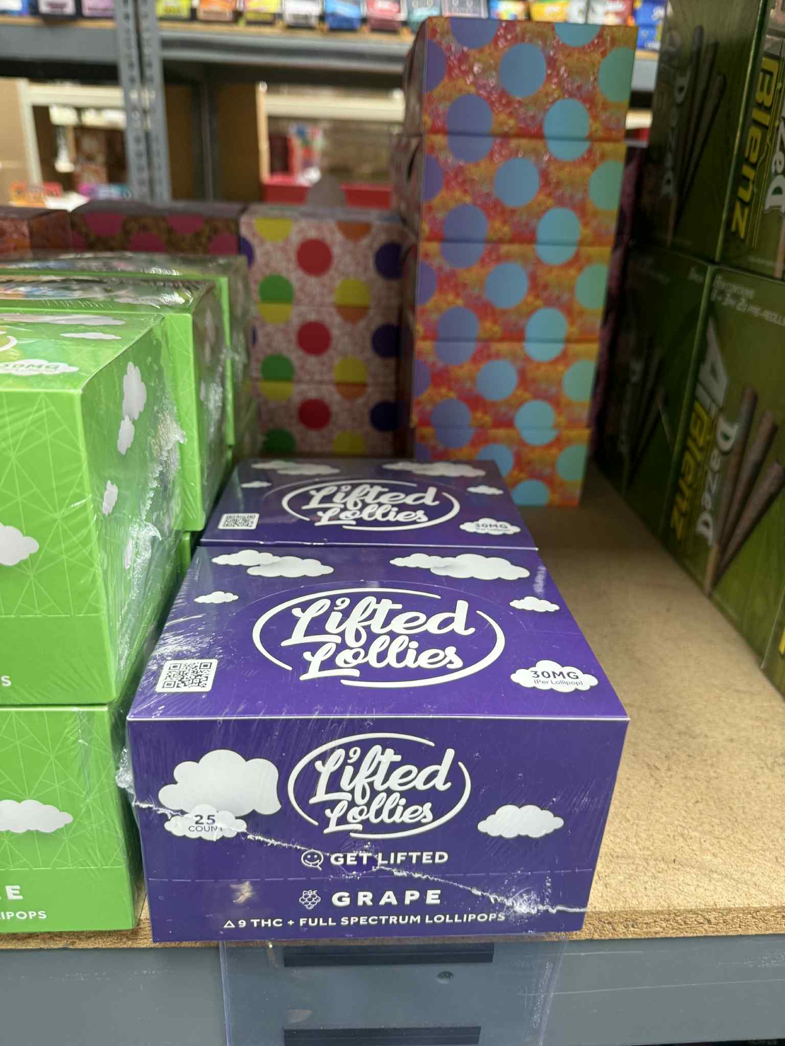 +DG LIFTED LOLLIES 30MG | D9 | 25CT