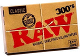 RAW | CLASSIC PAPERS 300's 1 1/4 SIZE | 40PK