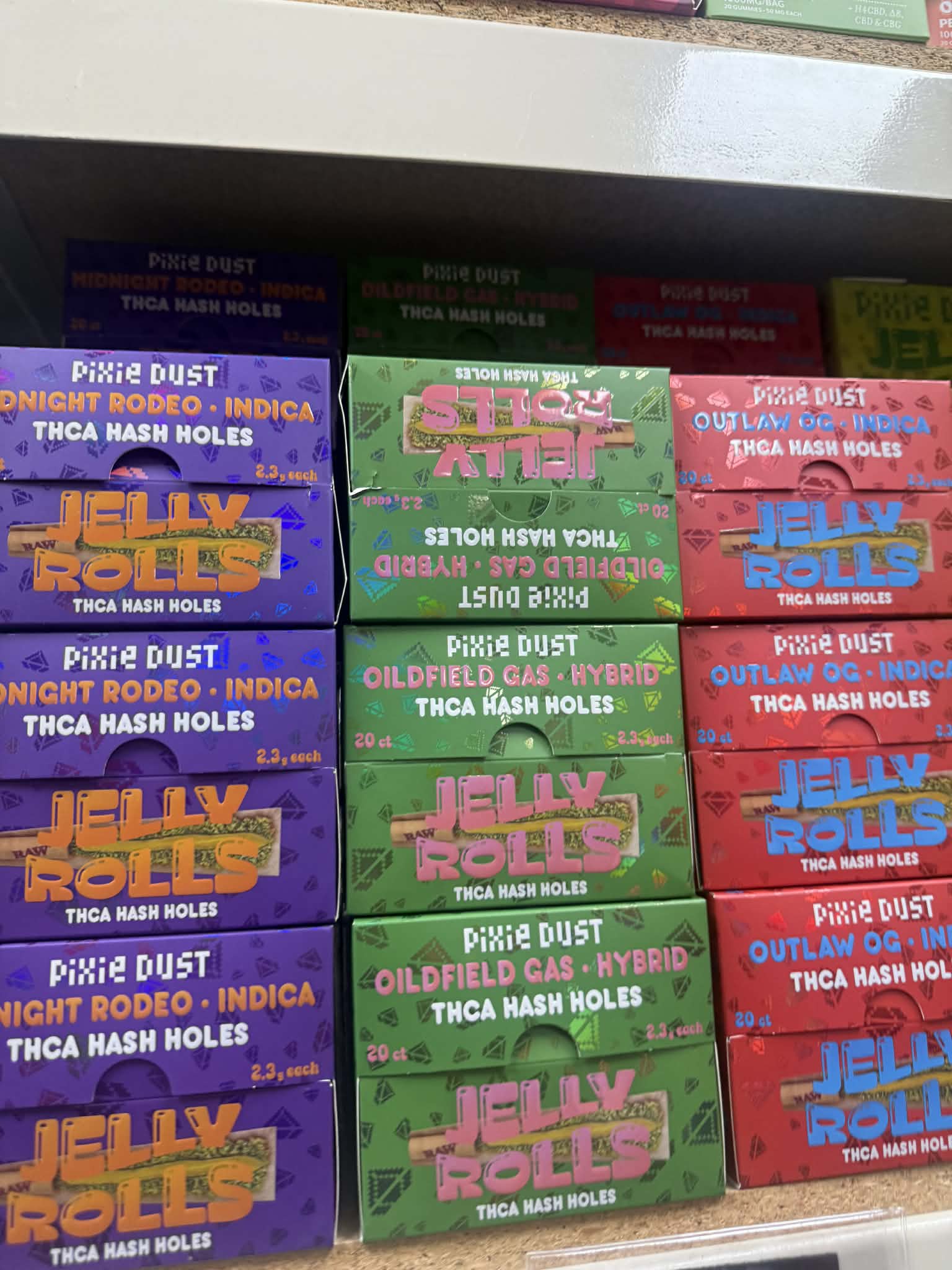 PIXIE DUST THC-A JELLY ROLLS DISPLAY | 20 CT