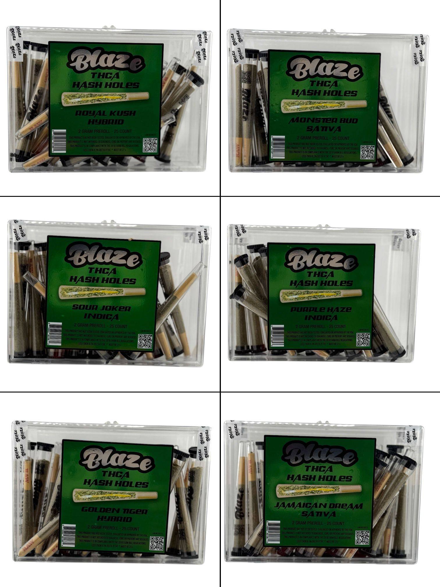 BLAZE THC-A HASH HOLES | 25 CT