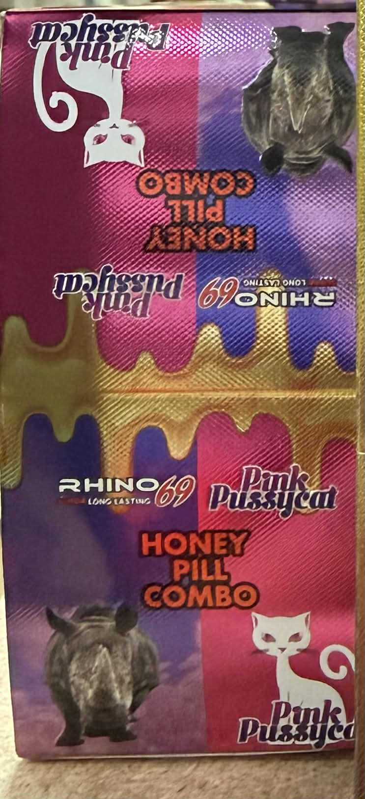 RHINO 69 & PINK PUSSY CAT HONEY PILL COMBO | 18 CT