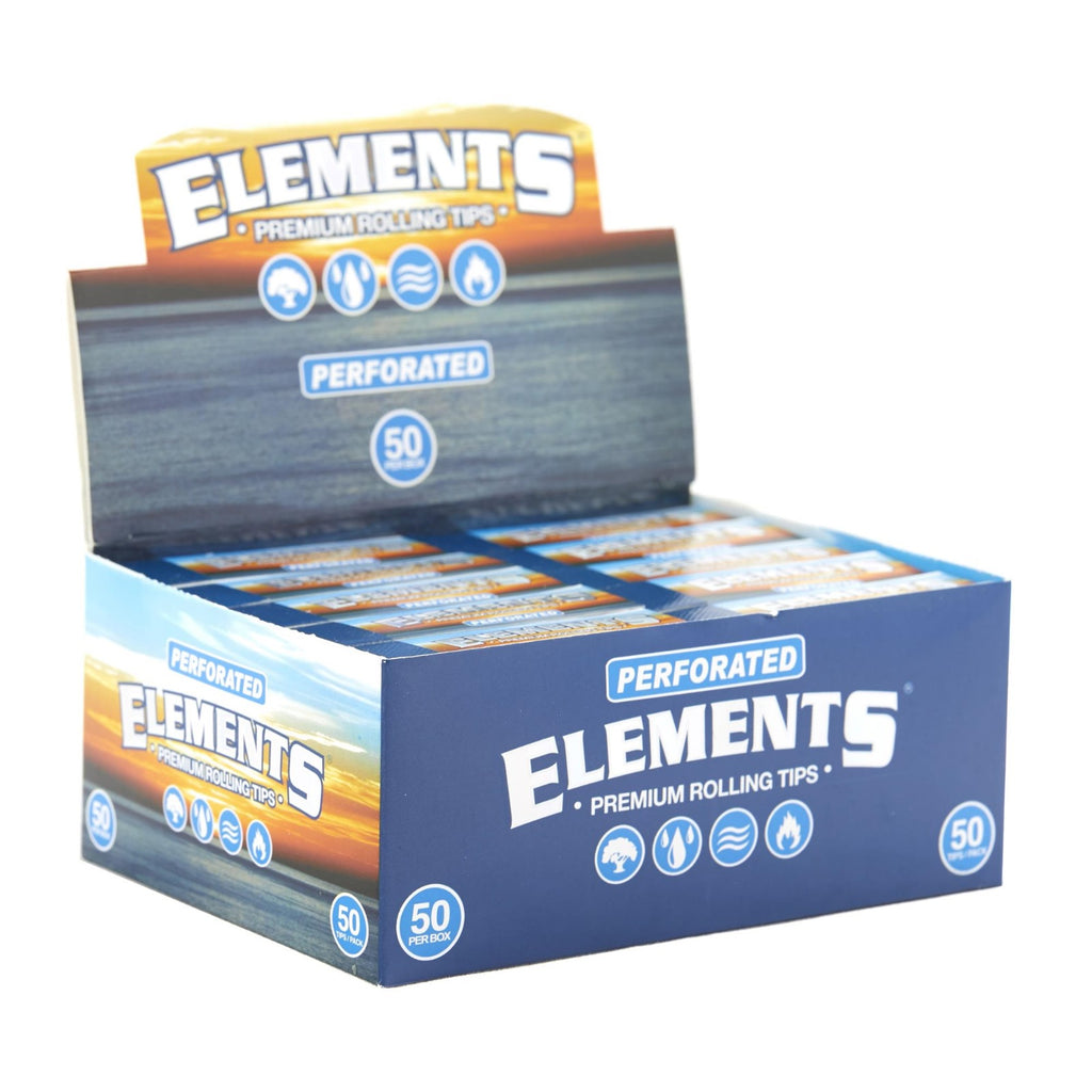 ELEMENTS PERFORATED TIPS 50CT 50PK – EAZY WHOLESALE