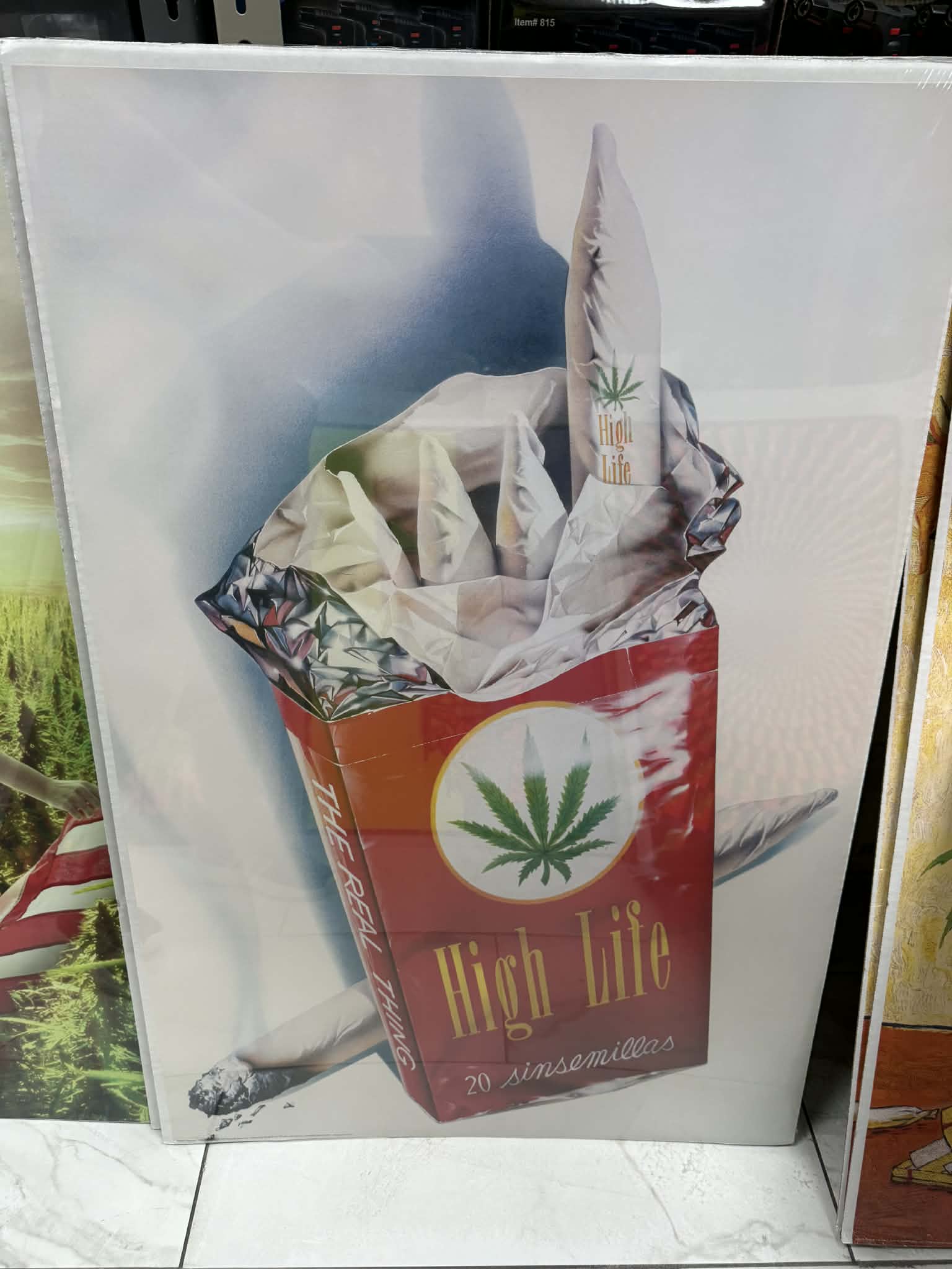 POSTERS WITH CARDBOARD BACK