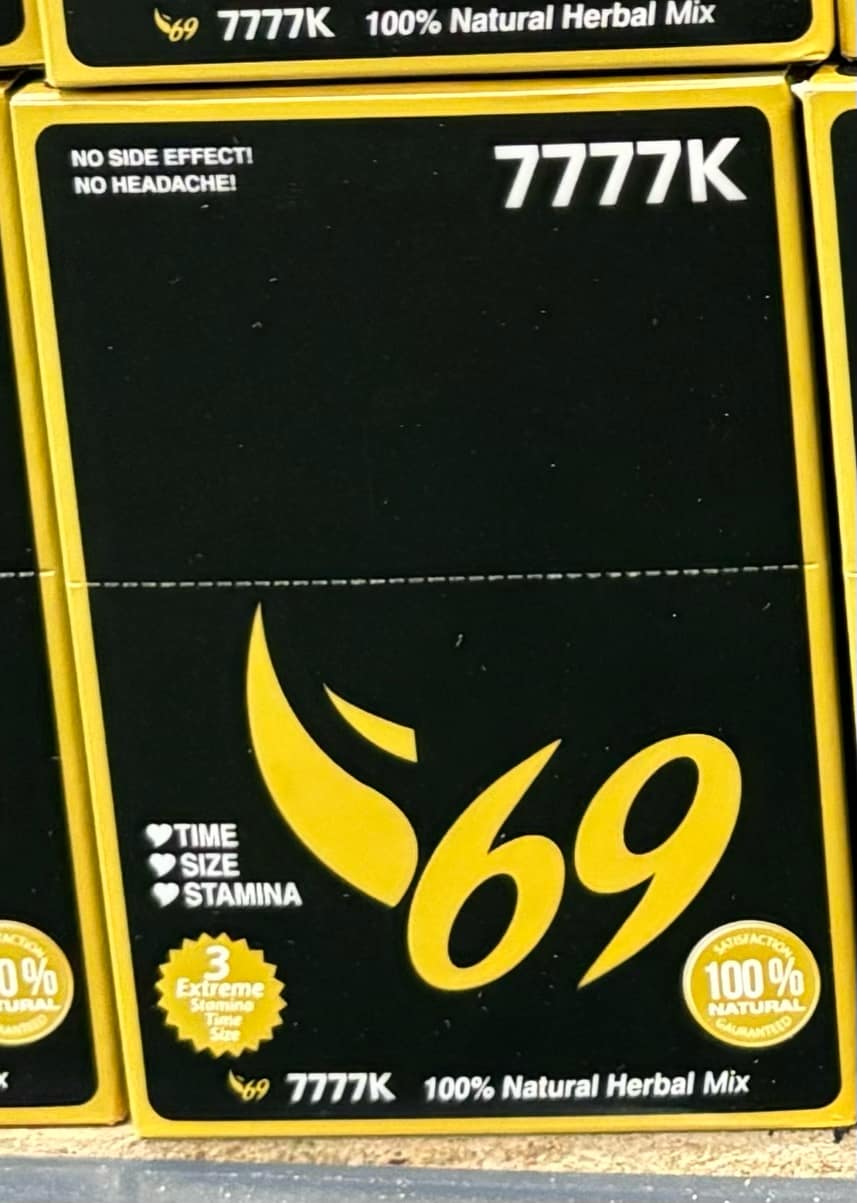 69 7777K MALE ENHANCEMENT CAPSULES 24CT