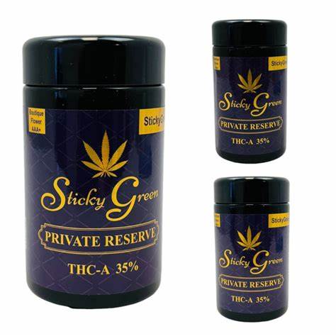 STICKY GREEN PRIVATE RESERVE FLOWER JAR | 7 GRAMS