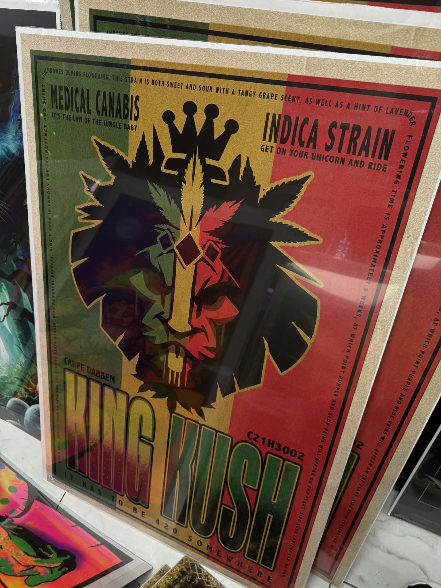 POSTERS WITH CARDBOARD BACK