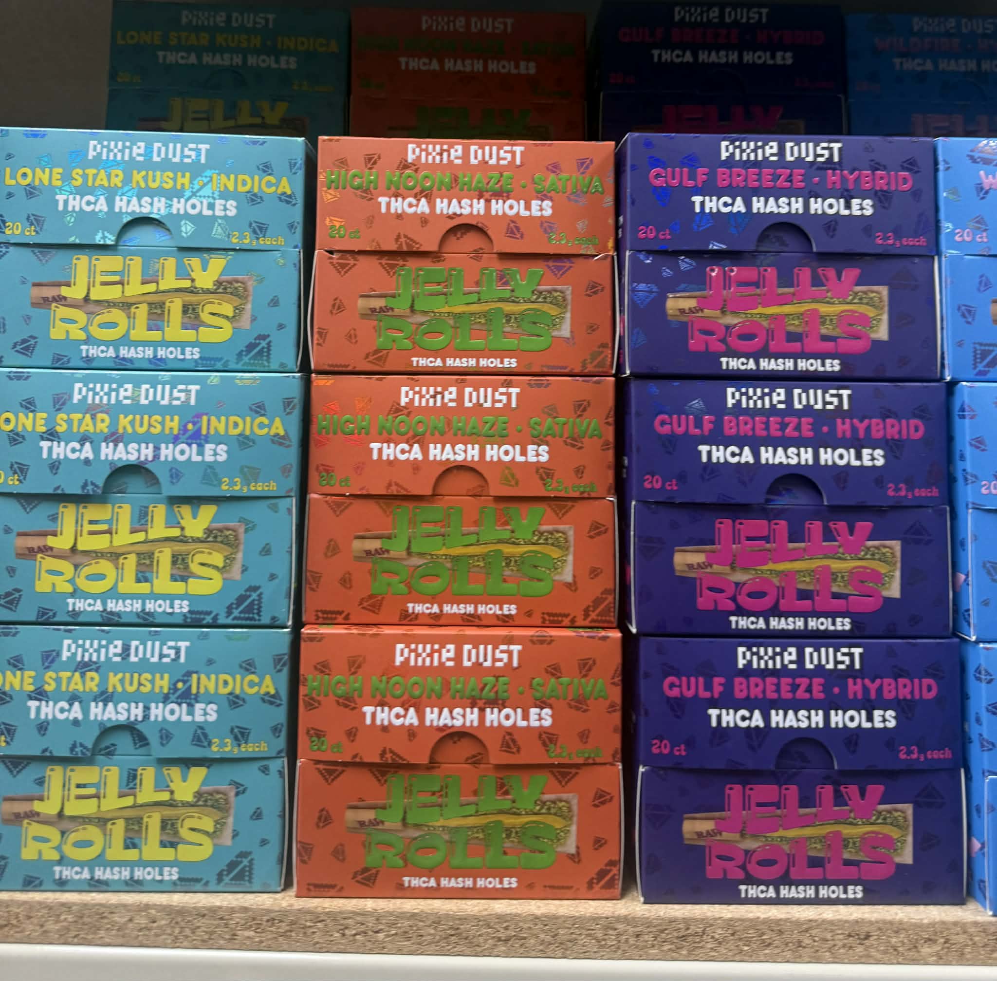 PIXIE DUST THC-A JELLY ROLLS DISPLAY | 20 CT