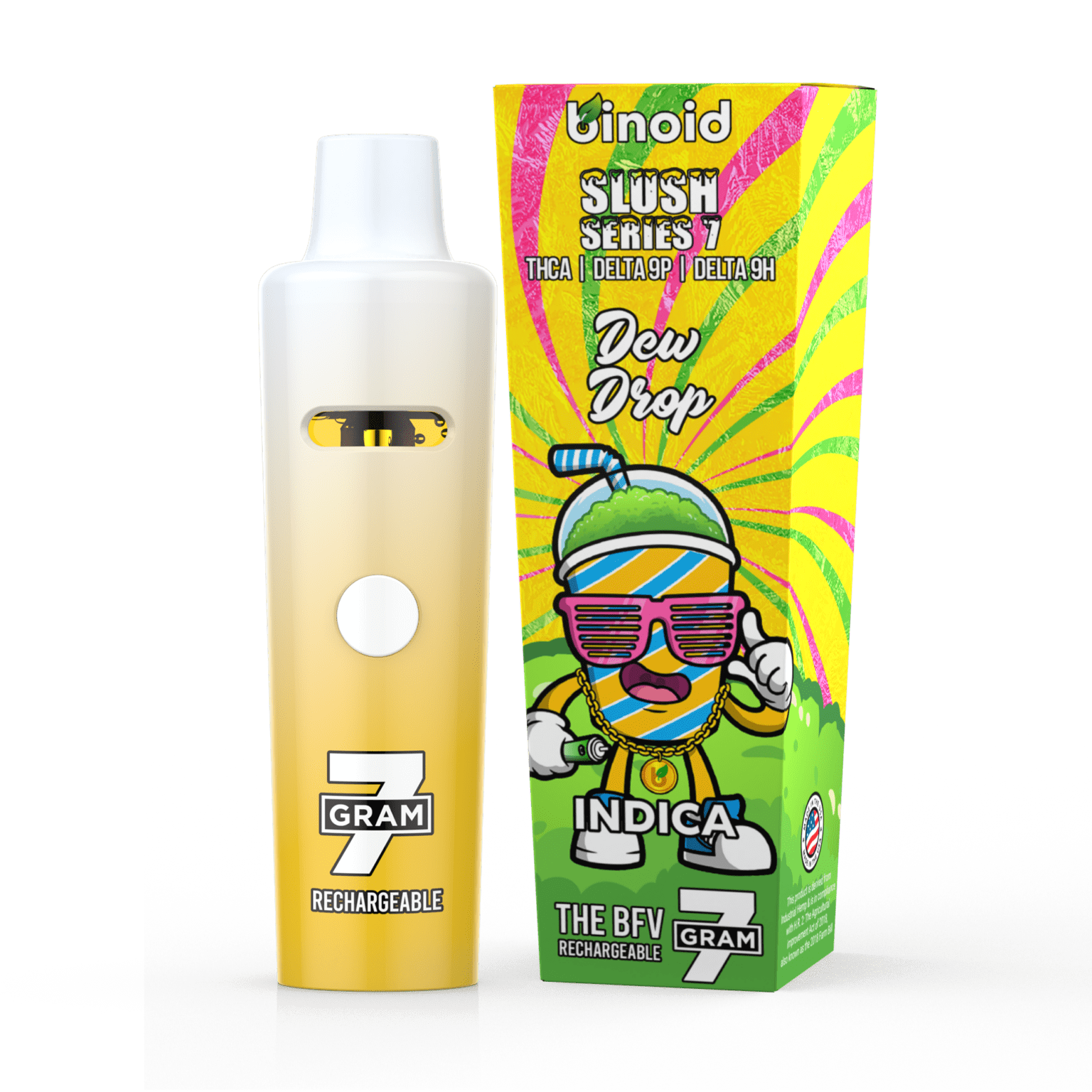 BINOID SLUSH SERIES THC-A DISPOSABLE VAPE | 7G