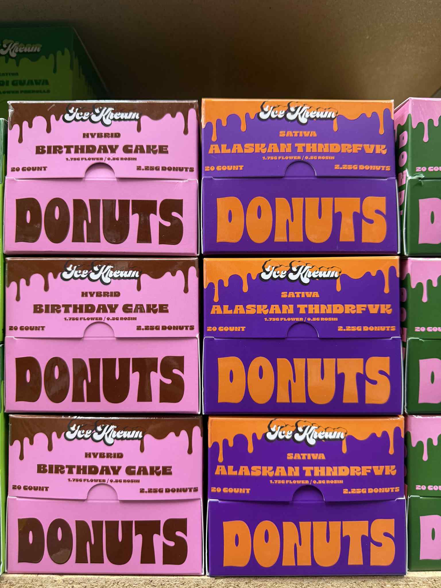 ICE KREAM DONUTS HASH HOLE DISPLAY | 20 CT