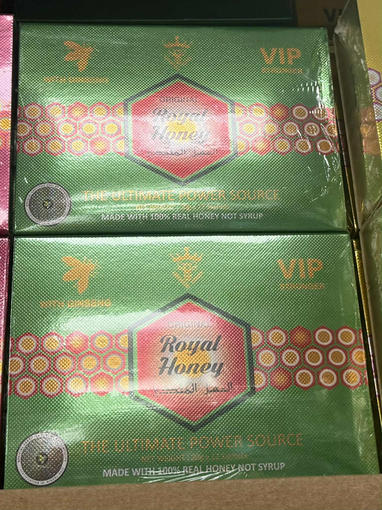 ROYAL VIP HONEY WITH GINSENG | 12 CT