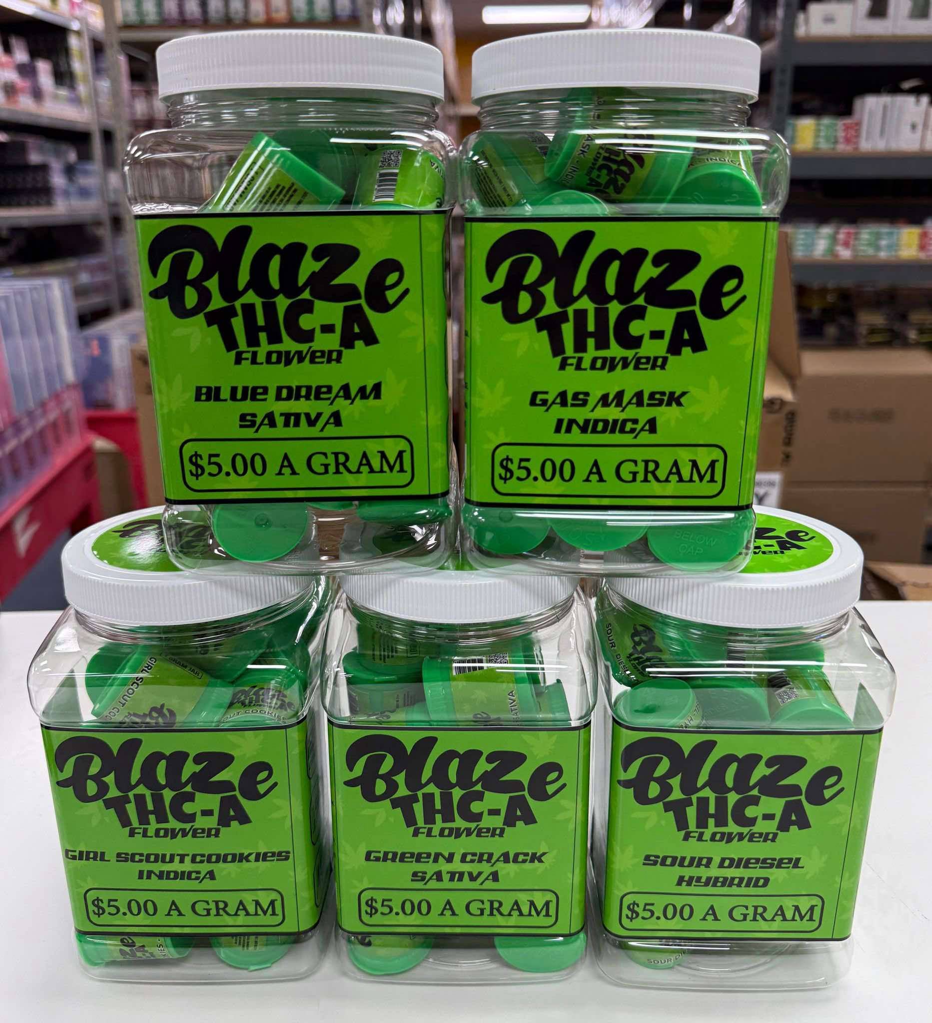 BLAZE $5 PRE-PRICED FLOWER | 1G