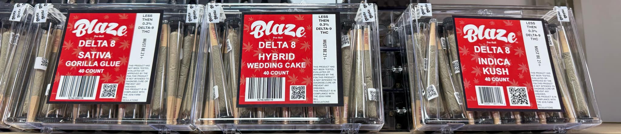 BLAZE DELTA 8 TUBE | 40 CT