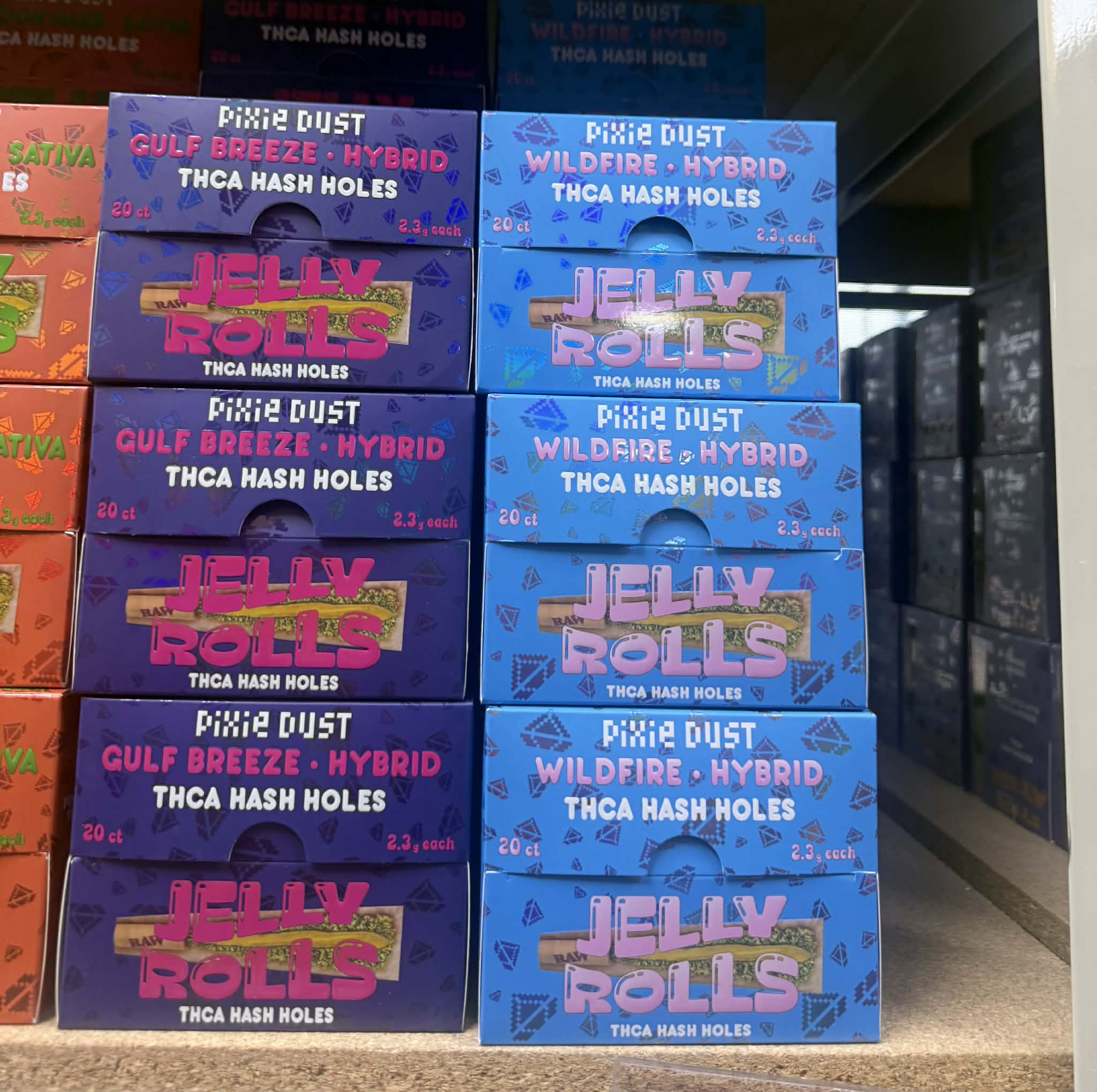 PIXIE DUST THC-A JELLY ROLLS DISPLAY | 20 CT