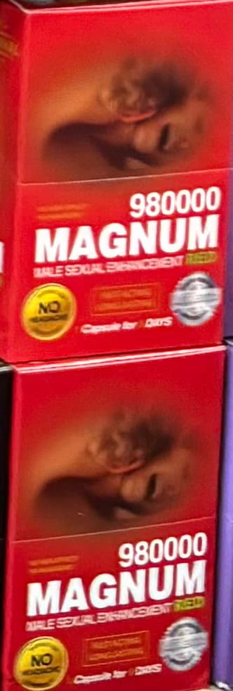 MAGNUM 98000 MALE ENHANCEMENT CAPSULES RED BOX 24 CT