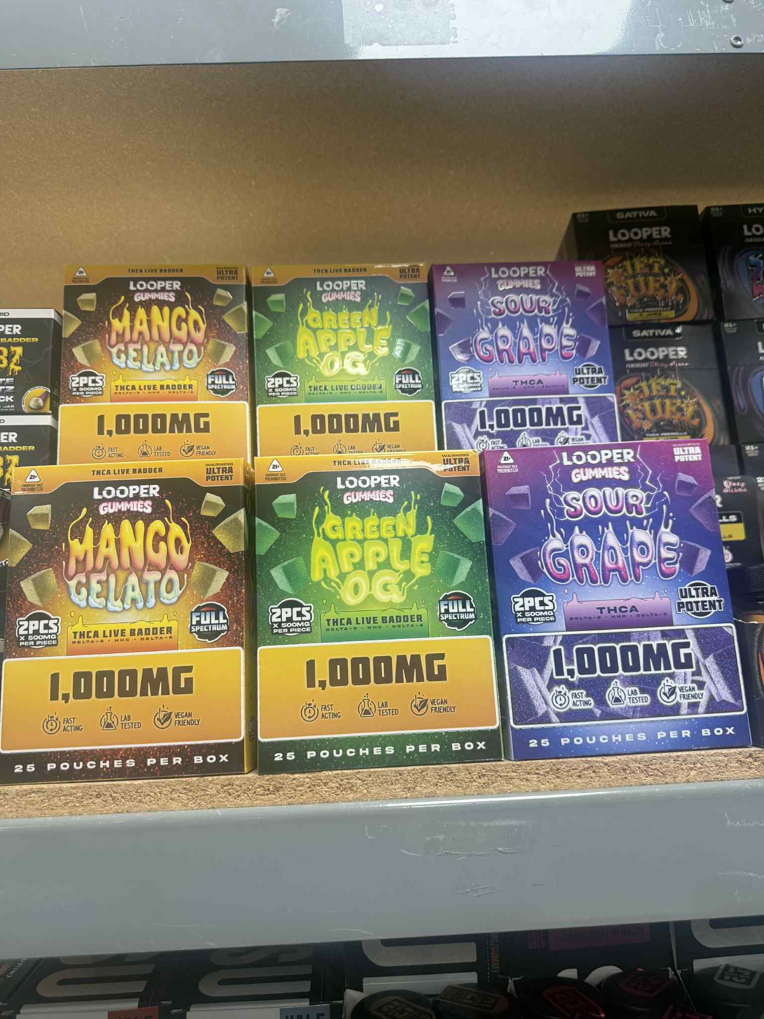 LOOPER THC-A GUMMIES 1000MG | 2 CT | 25PK