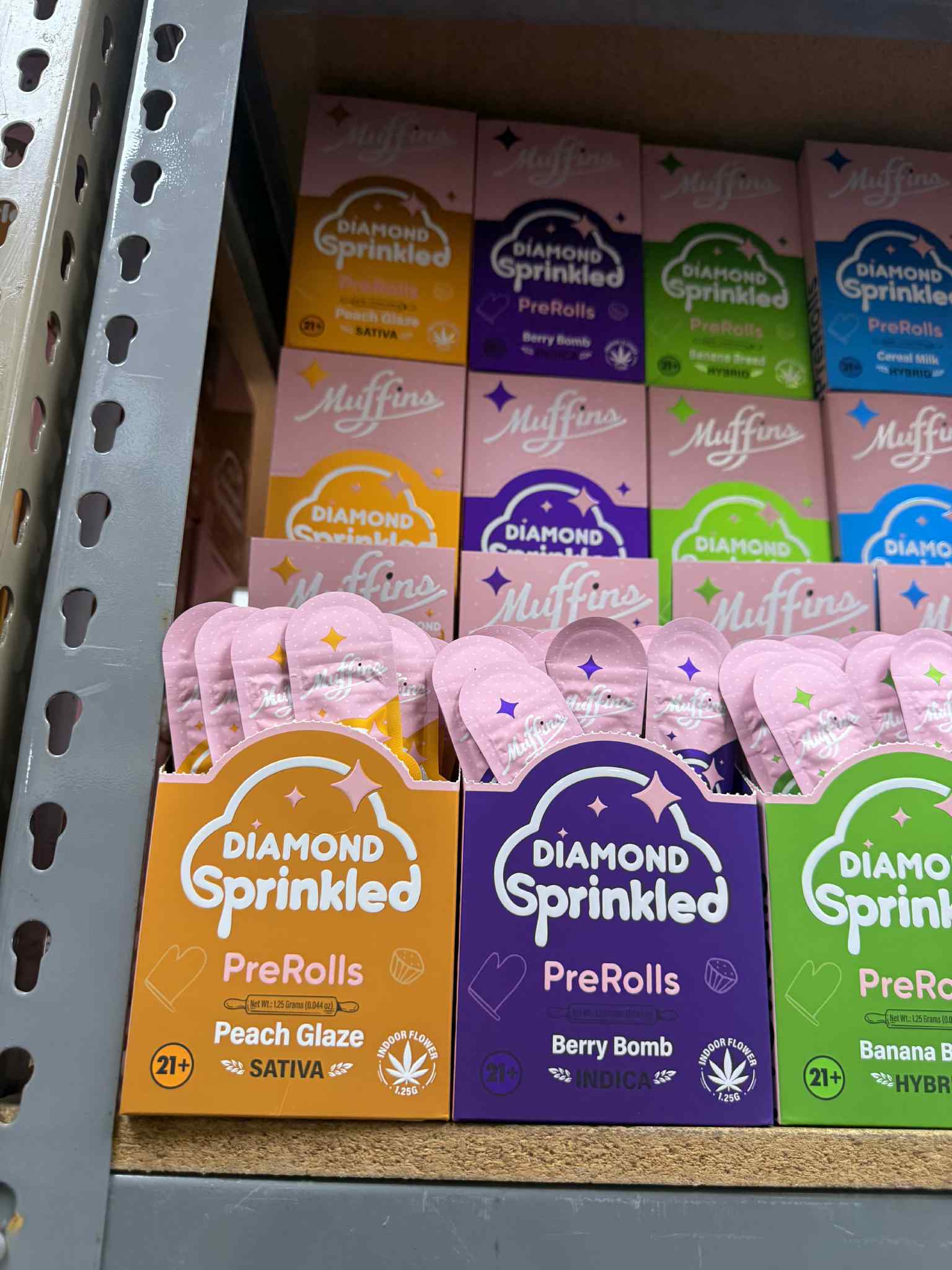 MUFFINS THC-A DIAMOND SPRINKLED PRE-ROLLS | 50 CT