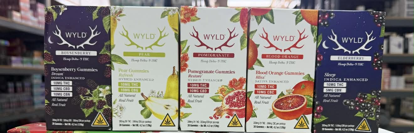 WYLD 300MG THC & CBD/CBG/CBN/CBC BLEND | 30 GUMMIES