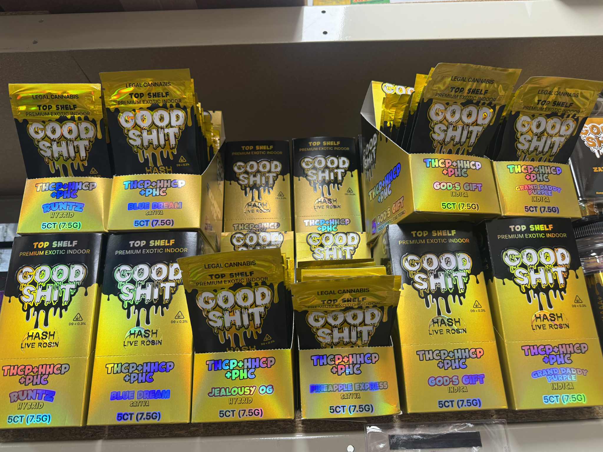 GOOD SHIT THC-P HASH HOLES | 5PK