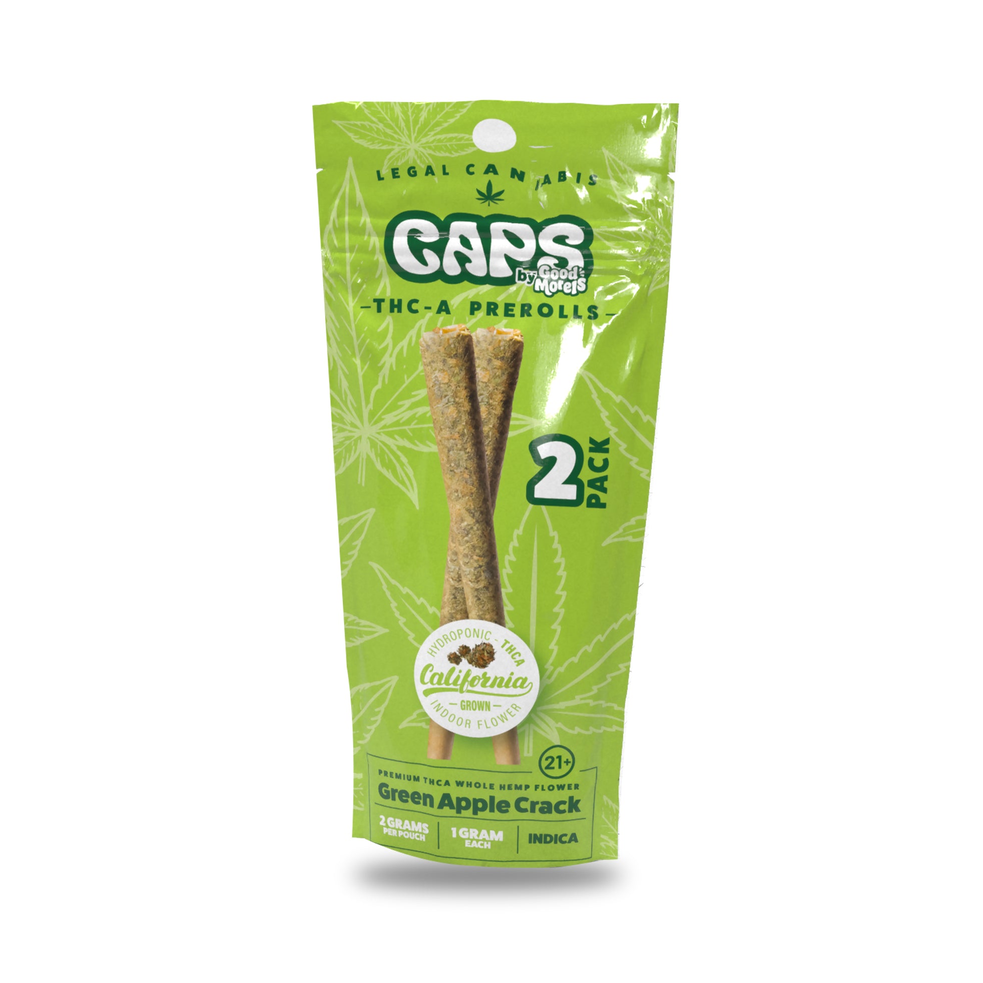 CAPS BY GOOD MORELS THC-A PRE-ROLLS