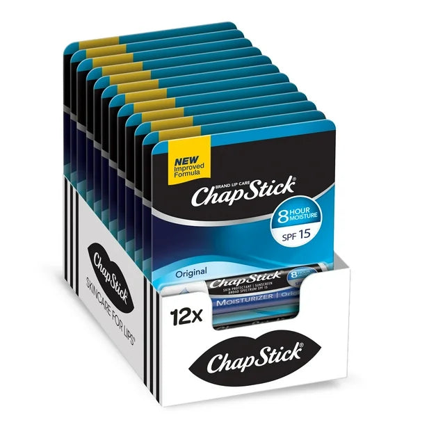 CHAPSTICK LIP BALM TUBE | 12 CT