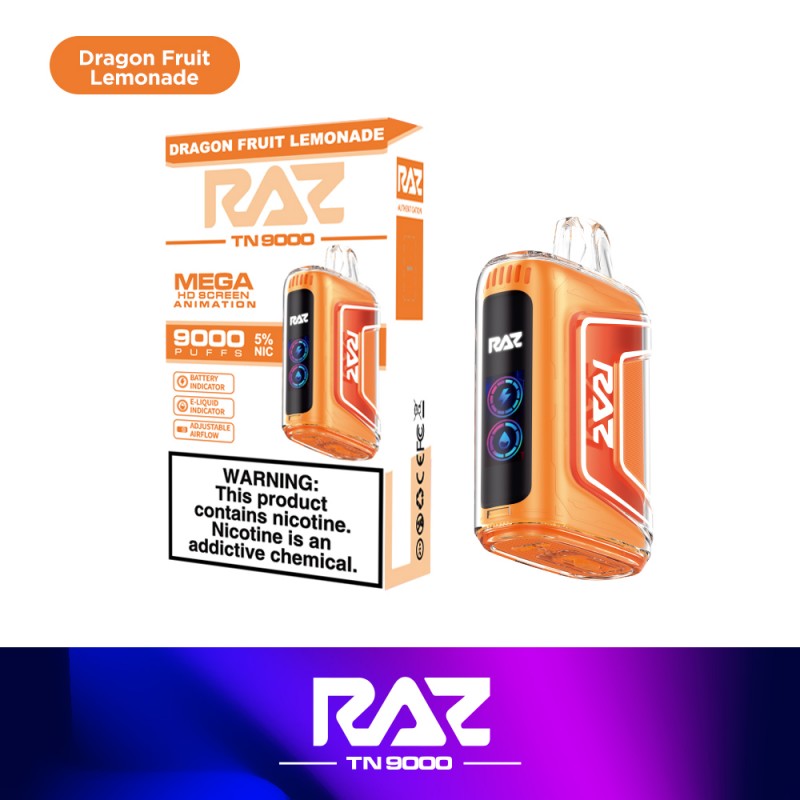 RAZ TN9000 DISPOSABLE VAPE | 5 COUNT BOX | 5% NICOTINE