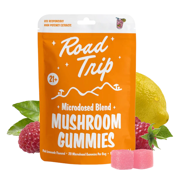 ROAD TRIP MICRODOSED MUSHROOM GUMMIES | 20 CT