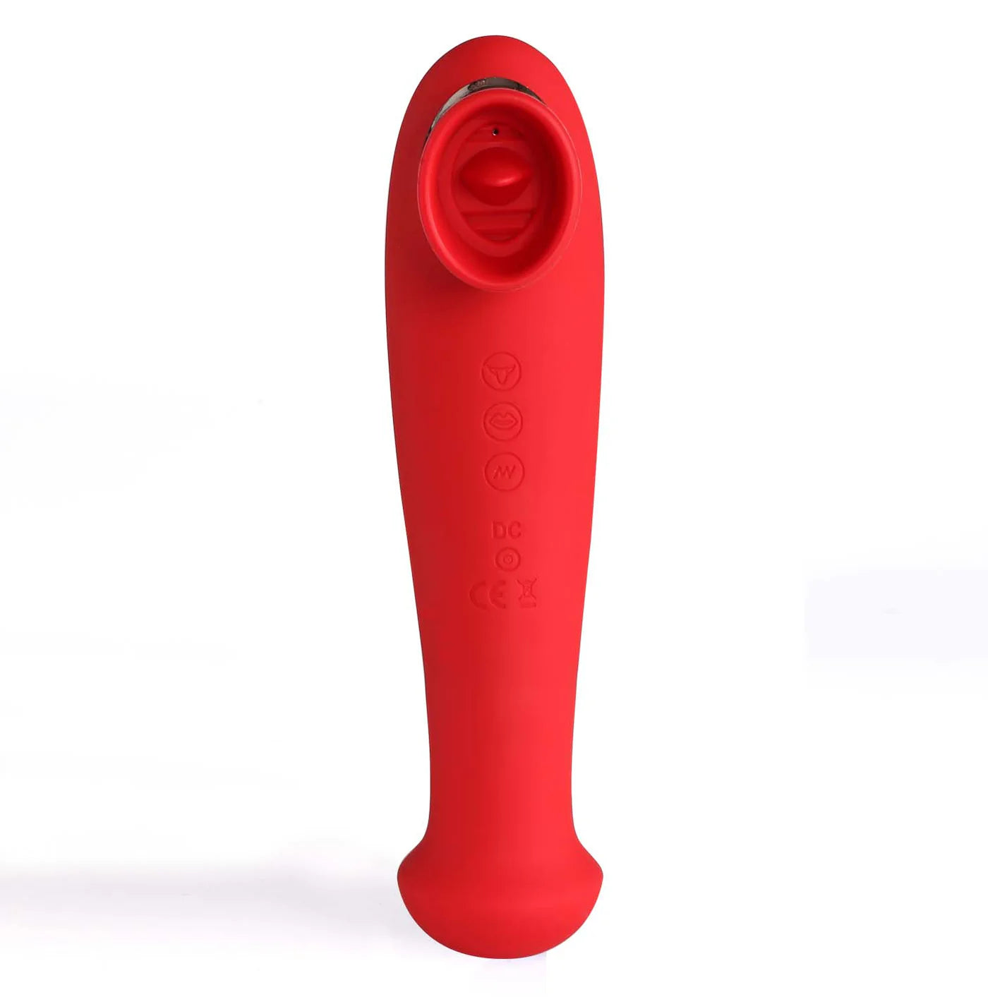 DESTINY 15-FUNCTION RECHARGABLE SUCTION + VIBRATION + 3 MOTORS RED