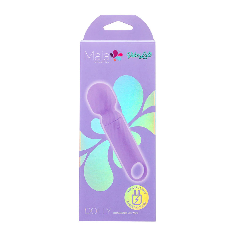 VIBELITE DOLLY PURPLE RECHARGABLE MINI WAND